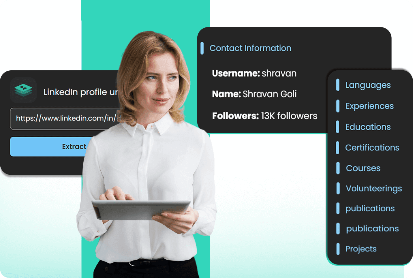 Free LinkedIn Profile Scraper